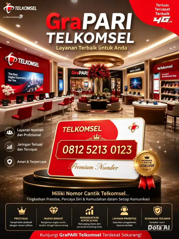 Nomor Cantik Premium Telkomsel simPATI Berkualitas Spesial 0123