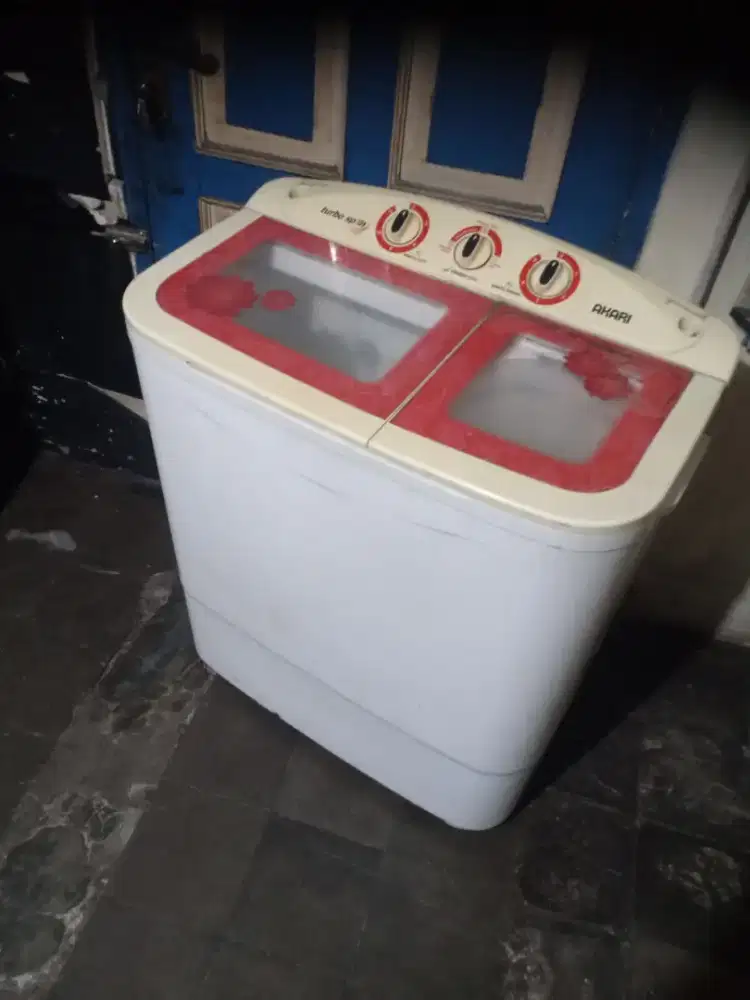 Jual mesin cuci akari kapasitas 8 kg mesin ori normal bisa di antar