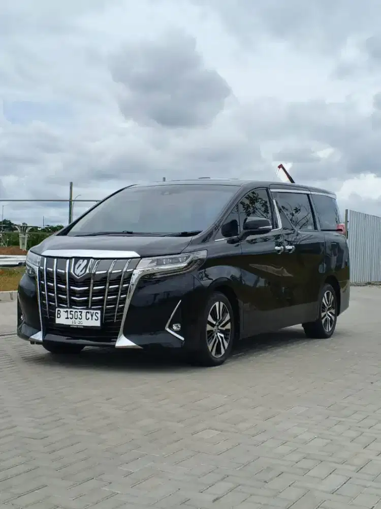 Toyota Alphard G Automatic 2020 Bensin Hitam Metalik