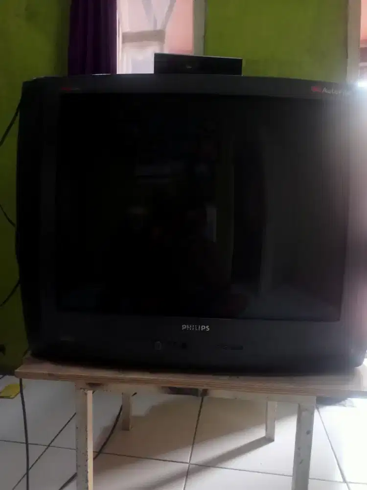 TV tabung 34 inci Philips+setbok