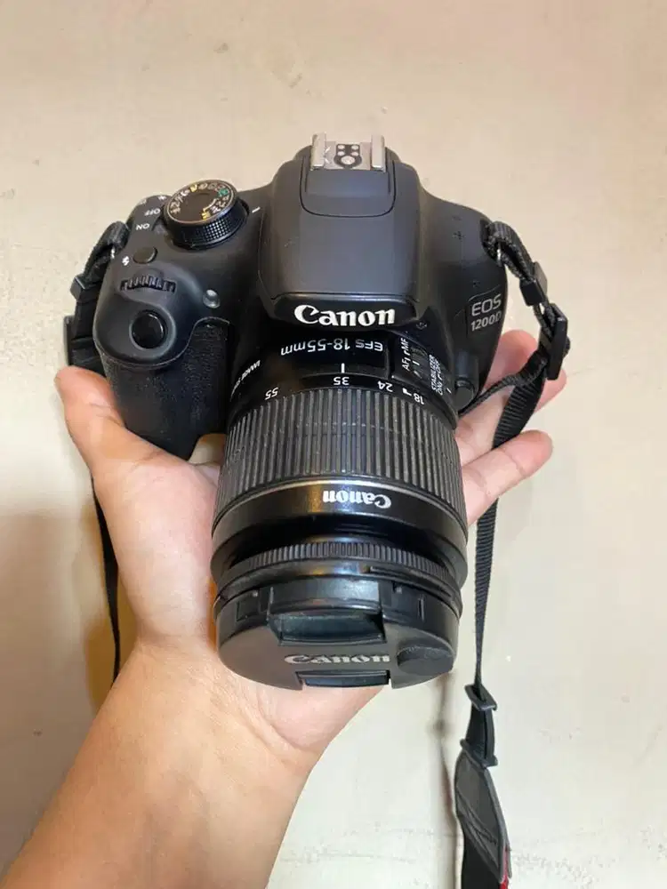 Slr camera CANON 1200D kamera lensa mulus normal siap pakai