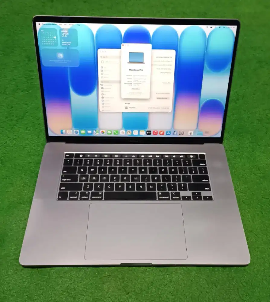Apple MacBook Pro 2019 16inch i7 16/512 Grey Touchbar Dual VGA Murah