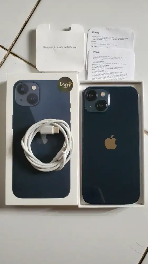IPHONE 13 MIDNIGHT 256GB RESMI IBOX