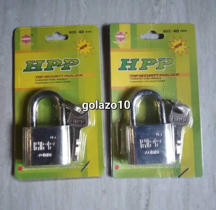 Gembok Kunci HPP Top Security Padlock 40 mm