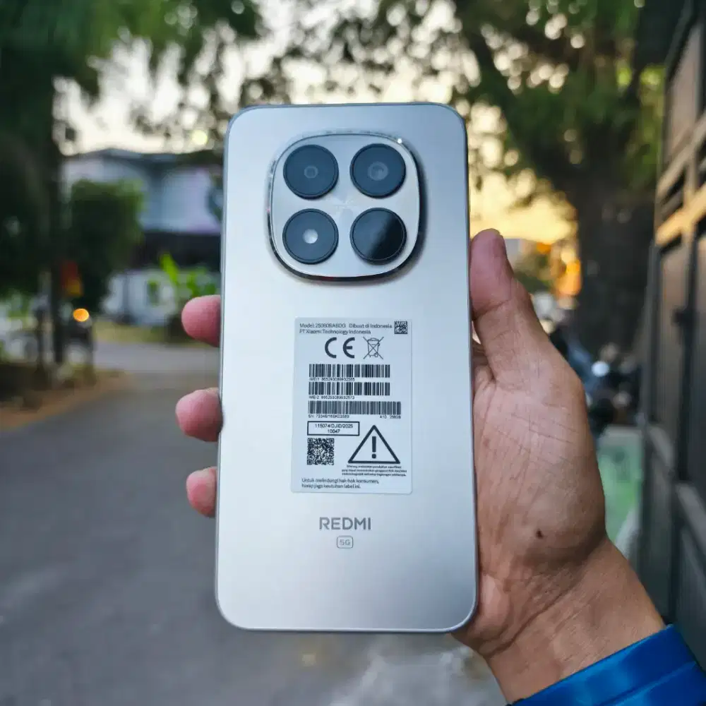 Xiaomi note 15 pro 5G ram 8/256GB lengkap normal