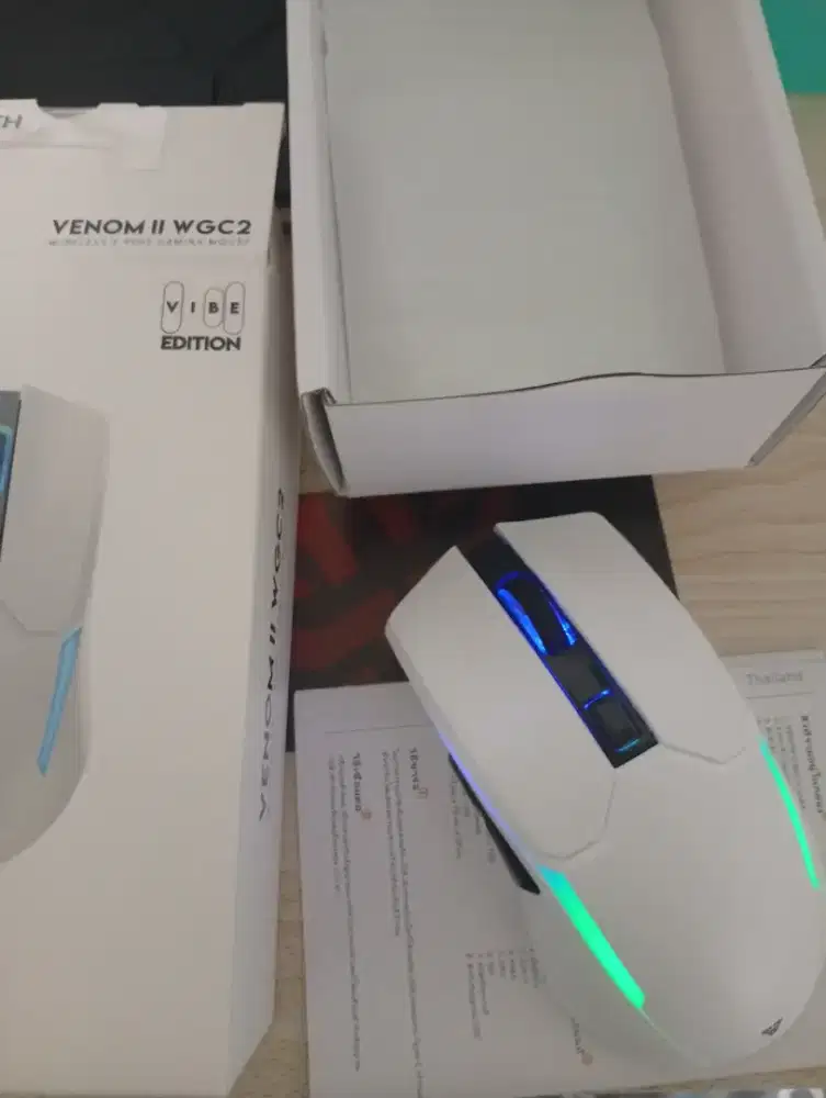 MOUSE FANTECH VENOM II WGC 2 ALL NEW UNBOXING TEST ONLY