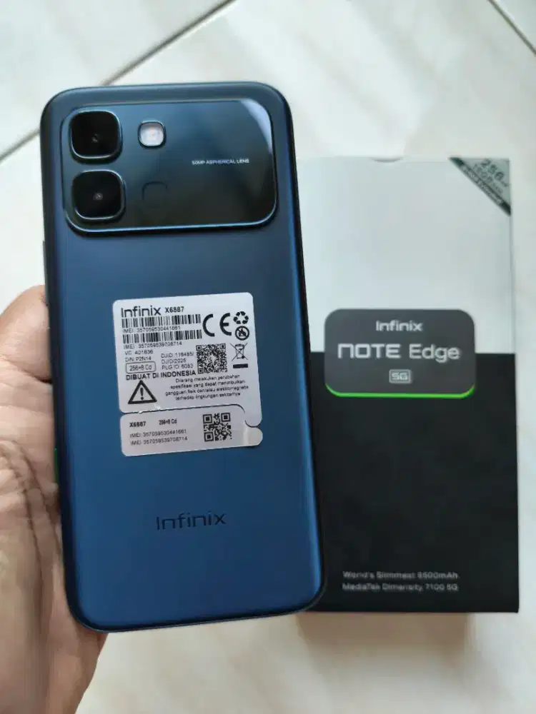 (1 Bulan'an Pakai) Infinix Note Edge 5G 8/256 Like New