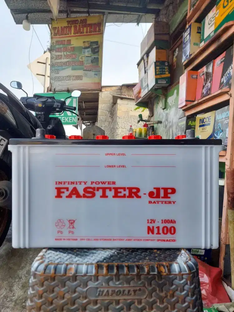 Aki Faster N100 Bekas – Murah Cibinong