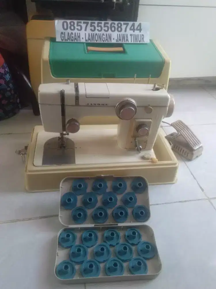 mesin jahit Janome lubang kancing