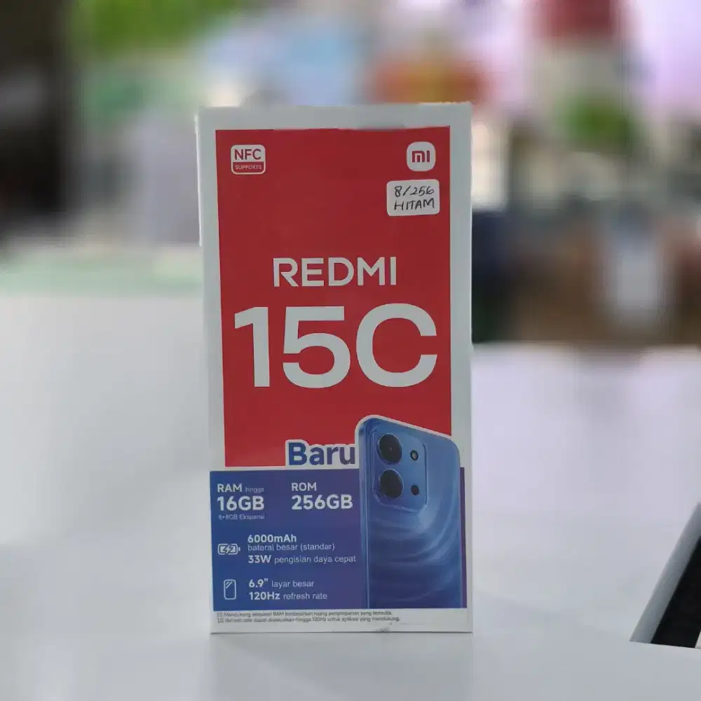 Redmi 15C ram 16/256 cuma 2jutaan bisa kredit tanpa dp