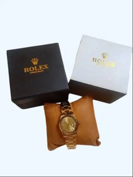 RLX Automatic Kuning Emas cantik fungsi lancar cowo cewe ok