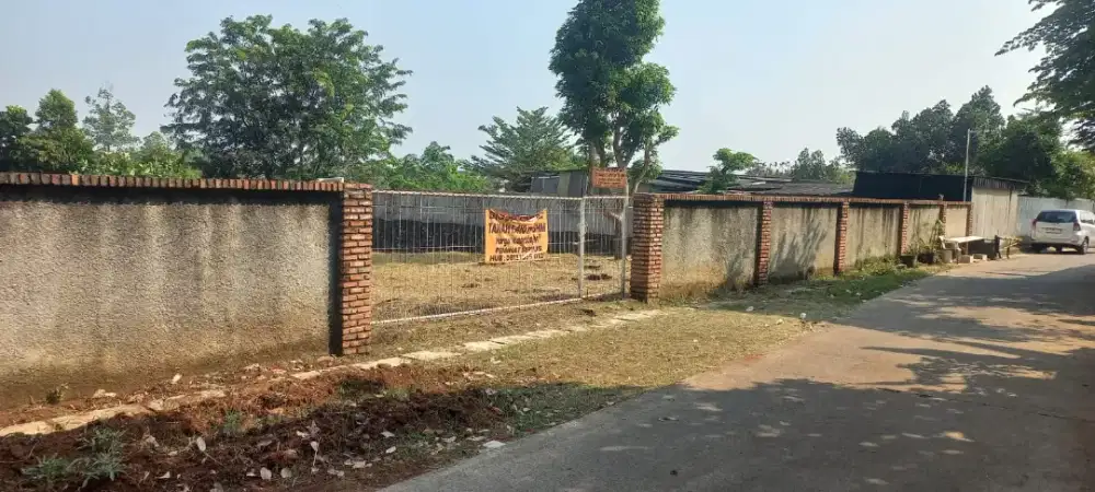 DIJUAL CEPAT TANAH. SHM..LUAS 1.000 M2 HARGA 3.7 M/NETT