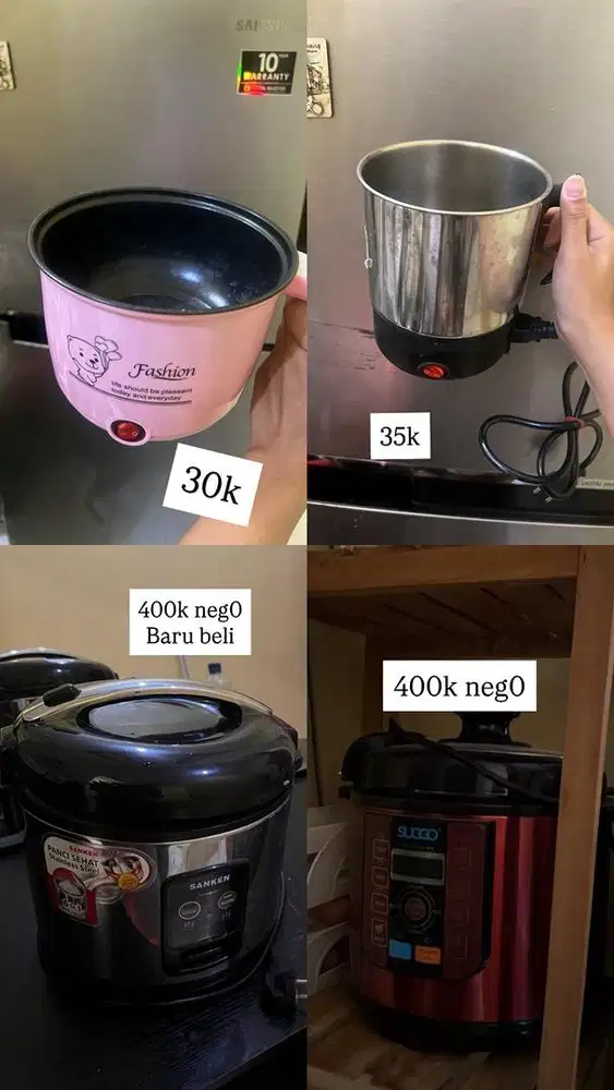 Ricecookernya ada 2