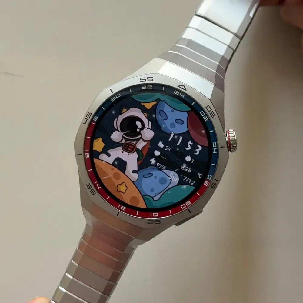 Huawei Watch GT 5 Pro Titanium not garmin