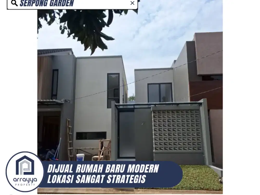 DIJUAL RUMAH 2 LANTAI MODERN BARU SERPONG GARDEN 1 (GL116)