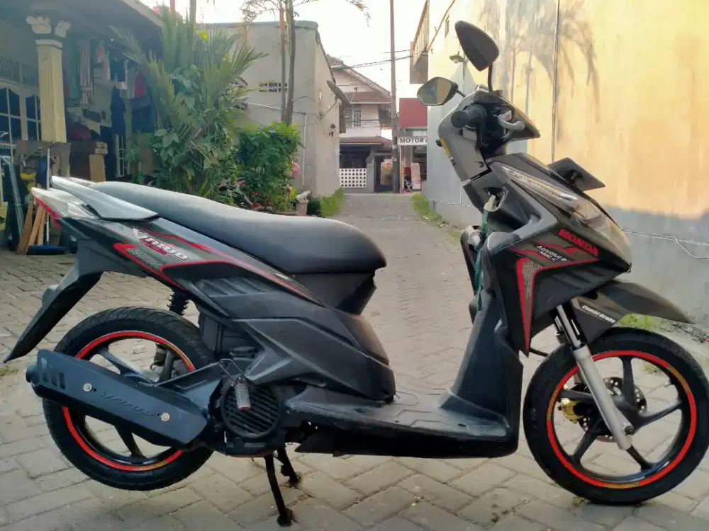Honda Vario techno lengkap motor sehat keterangan detail dibawah