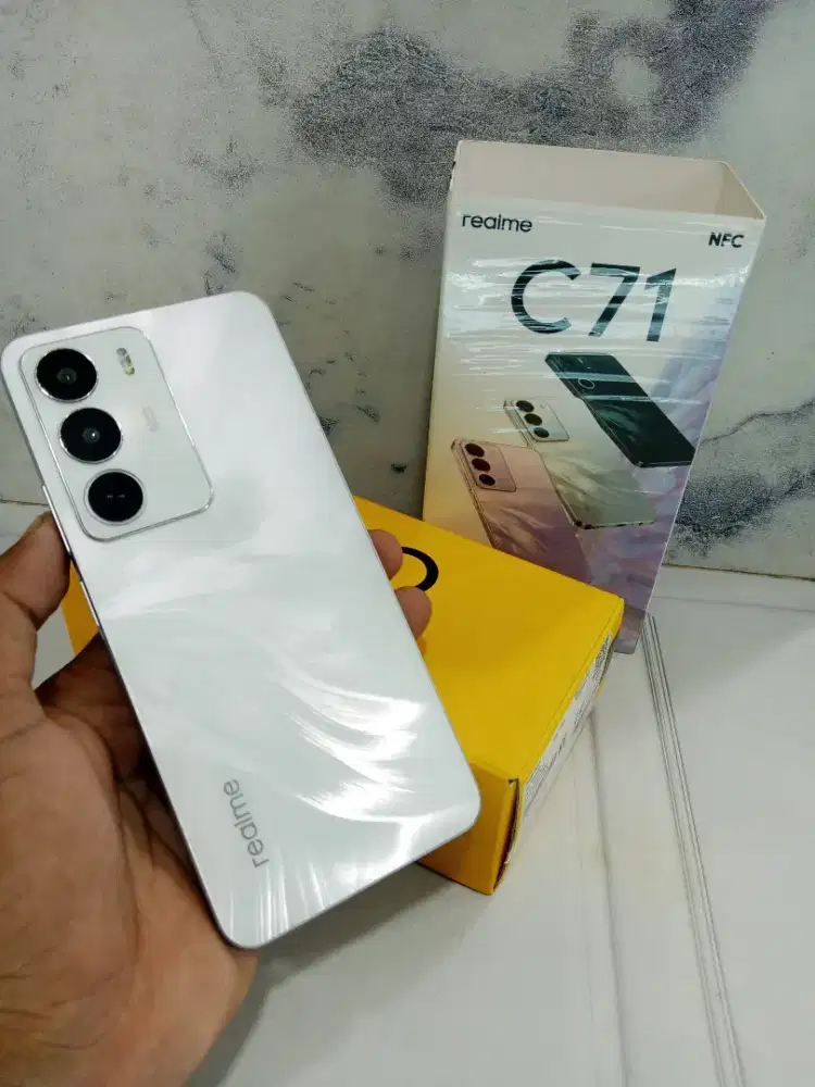 Realme c71 ram4/128 fulset ori Masi garansi panjang