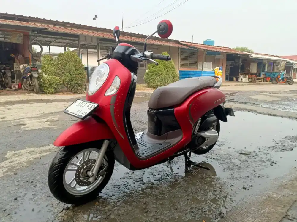 Pajak hidup Honda Scoopy Donat Keyles thn 2024 cw merah original