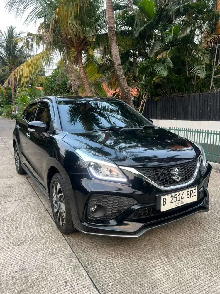 [LOW KM 45] Suzuki Baleno Hatchback 2020 Hitam, Upgrade Jok & Headunit