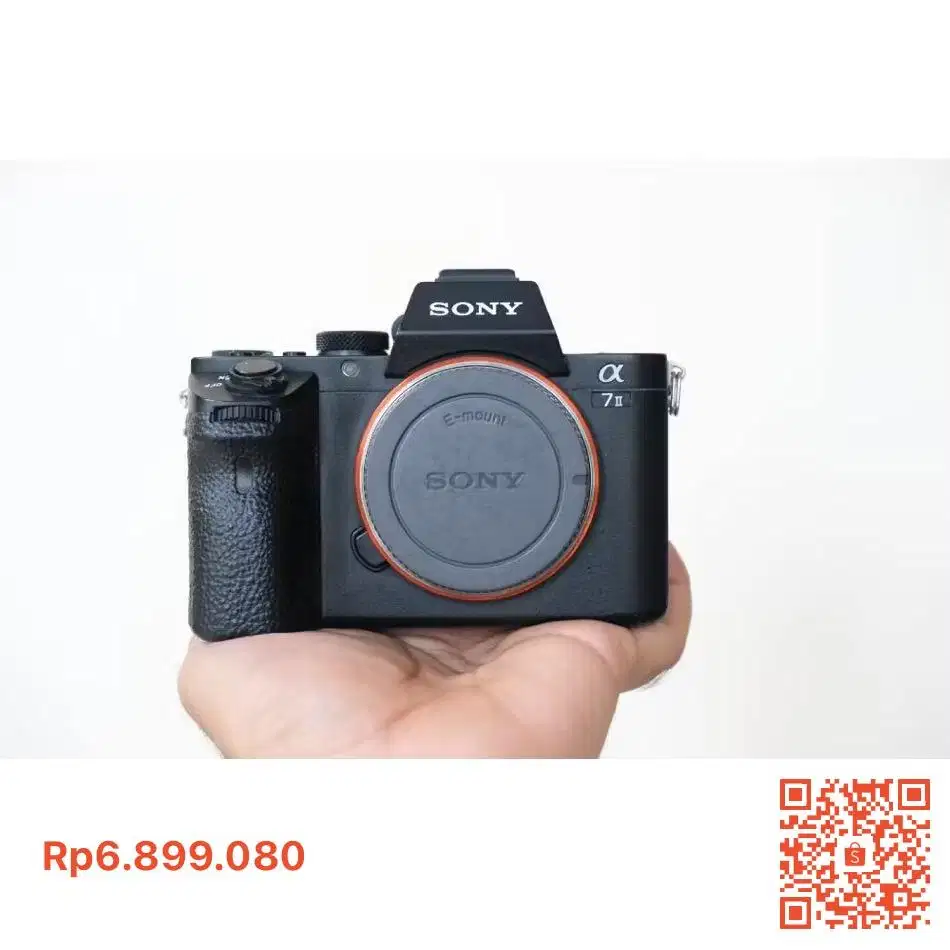 Kamera sony a7II + lensa 50MM full frame