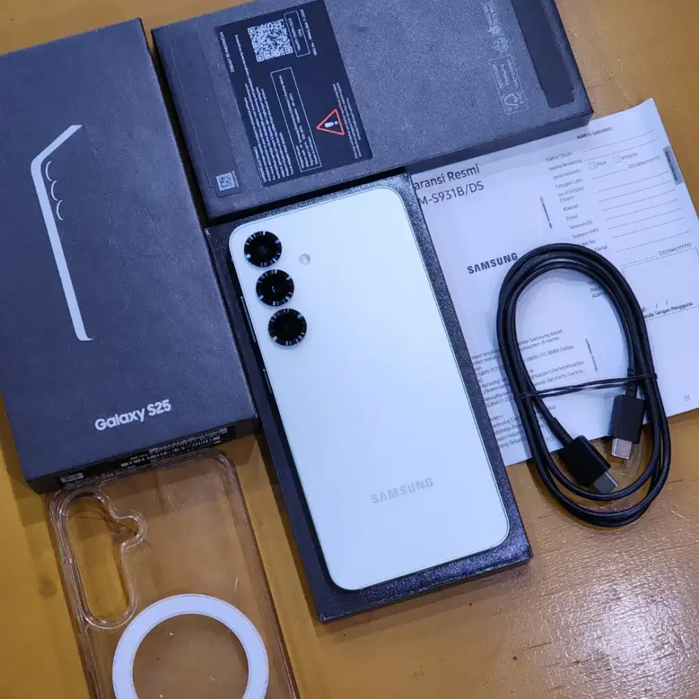 Samsung S25 12/256GB Mint EX Resmi SEIN