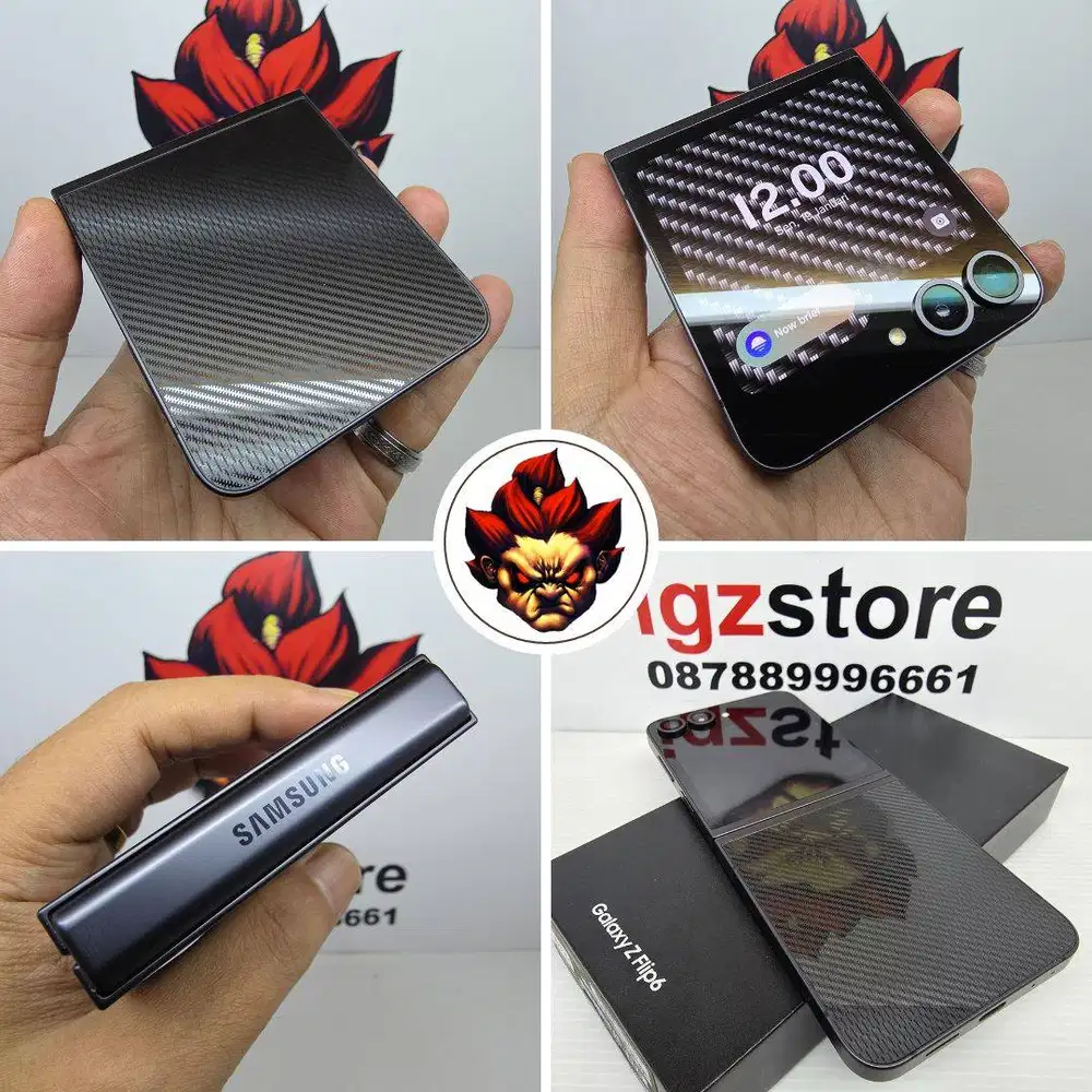 SUPER Mulus : Samsung Z Flip 6 12/256 Exclusive Black Crafted SEIN