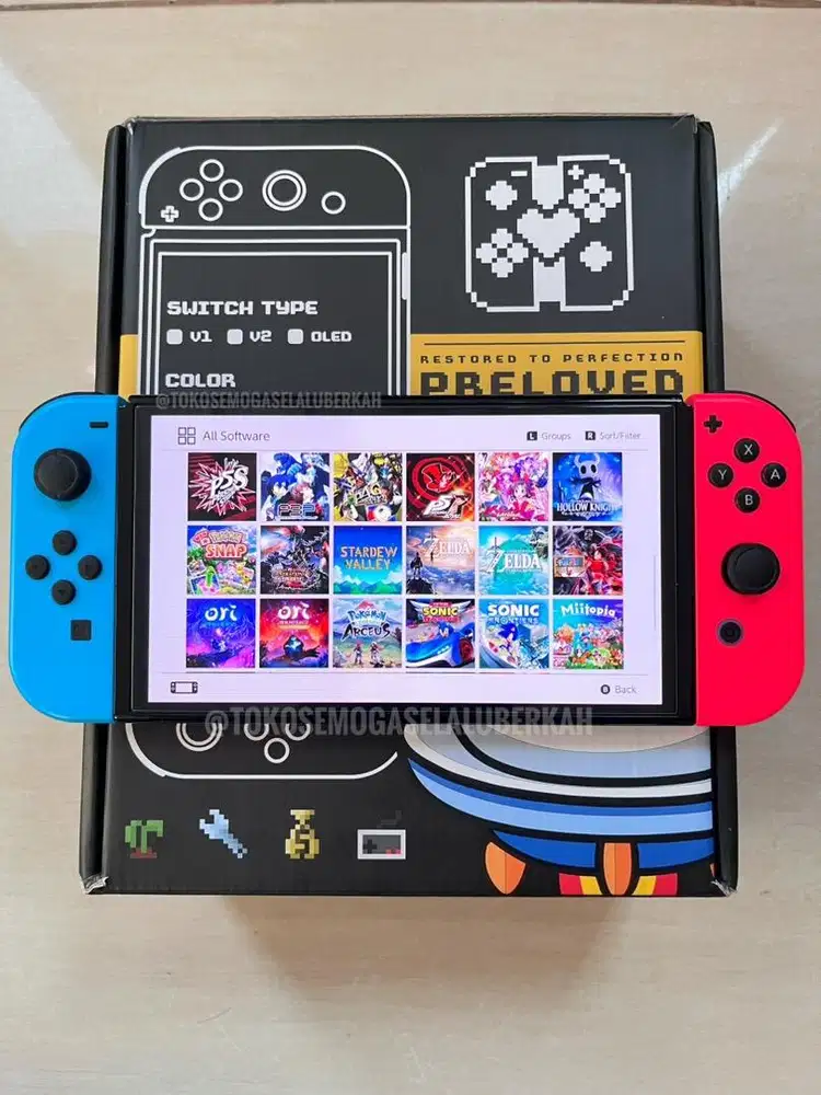 Nintendo Switch Oled 512GB Fullgame Fullset