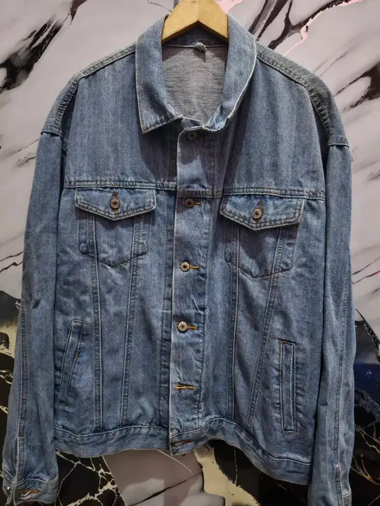 Jaket denim light blue