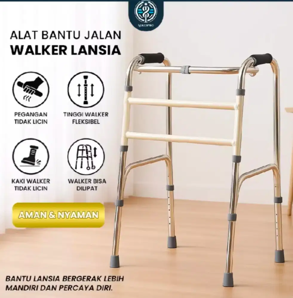 Alat bantu jalan walker lansia original