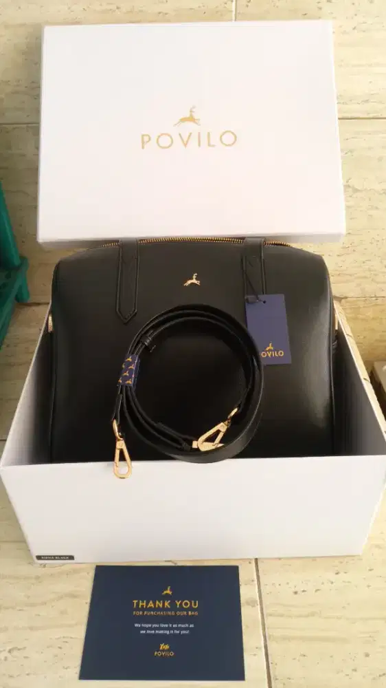 Tas baru lokal merek povilo