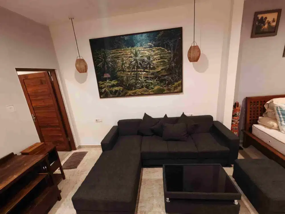 Disewakan 2 BR villa furnished strategis bebas banjir Dekat canggu - Thumbnail 4