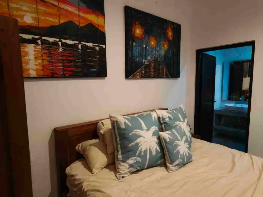 Disewakan 2 BR villa furnished strategis bebas banjir Dekat canggu - Thumbnail 3