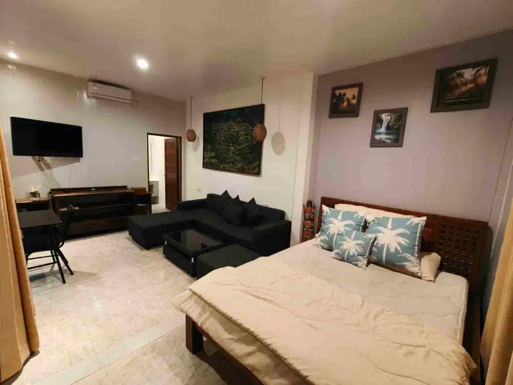Disewakan 2 BR villa furnished strategis bebas banjir Dekat canggu - Thumbnail 7