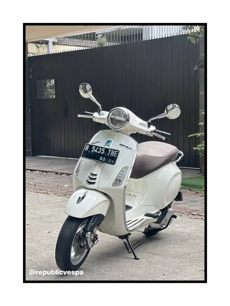 PIAGGIO VESPA PRIMAVERA 150 IGET FACELIFT TAHUN 2020 WARNA WHITE