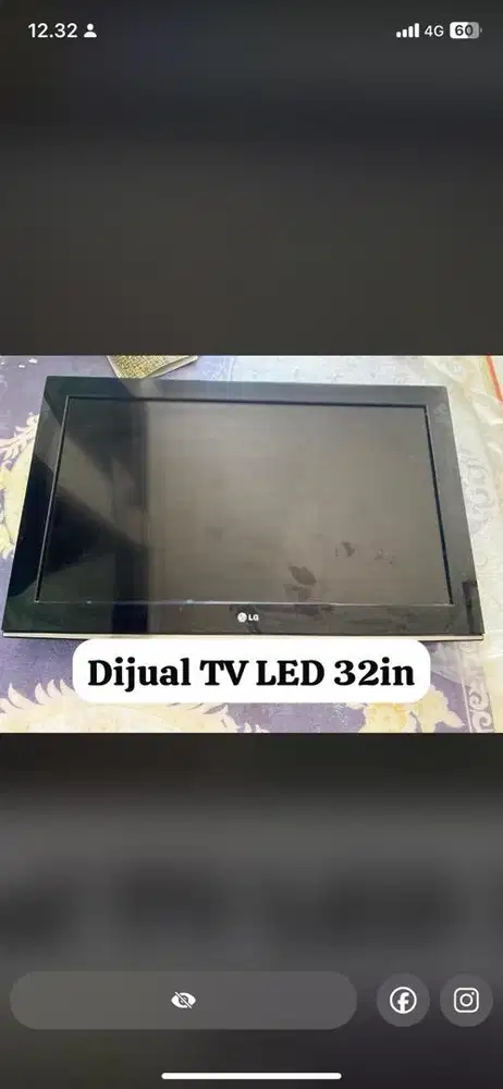 Televisi led bekas