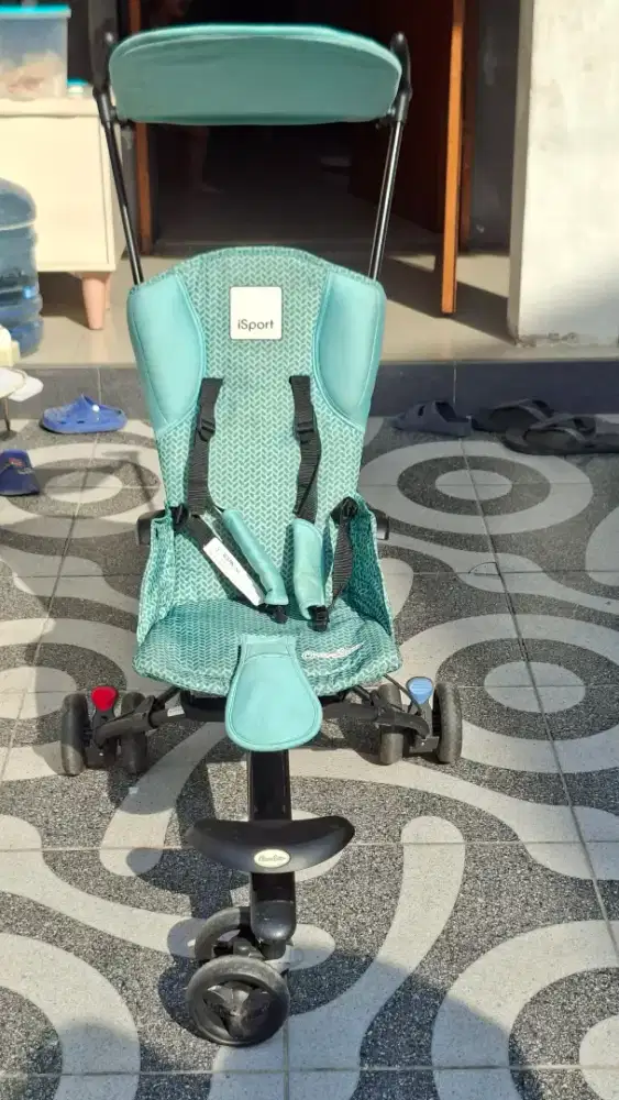 Stroller Tricycle iSport by Cocolatte – Ringan, Praktis & Siap Pakai