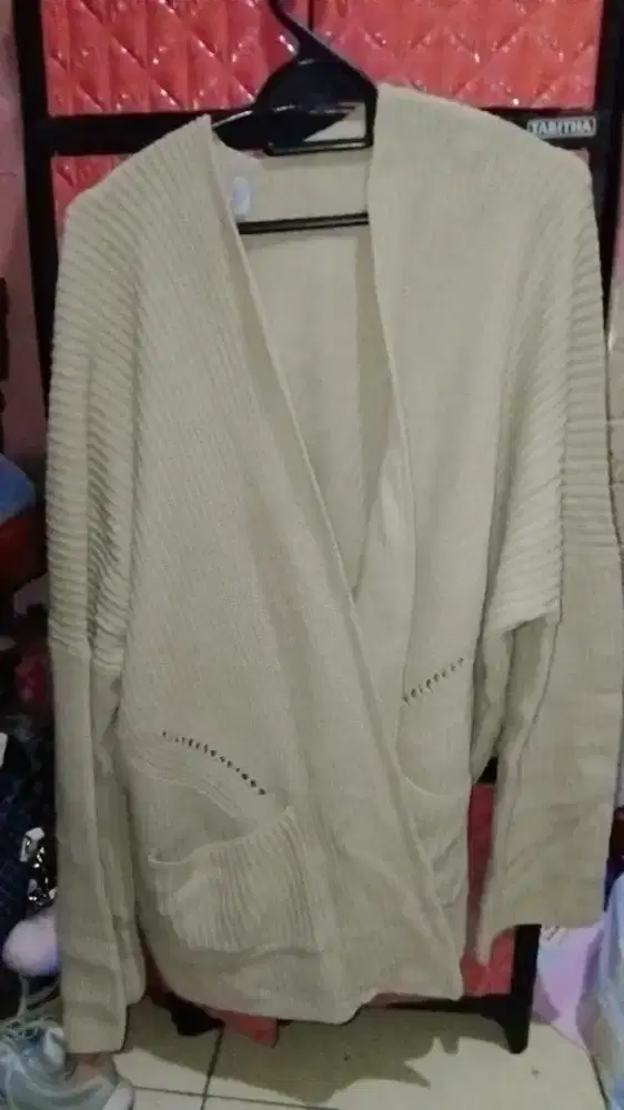 Cardigan rajut oversize