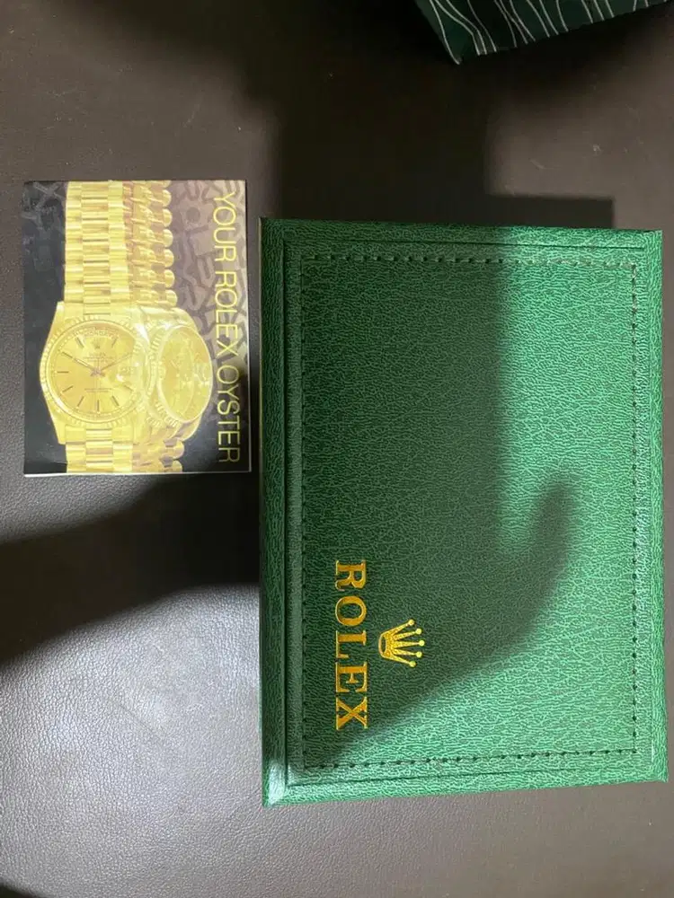 Box rolex Oyster Original Ref 68.00.2 vintage lengkap dan kotak luar