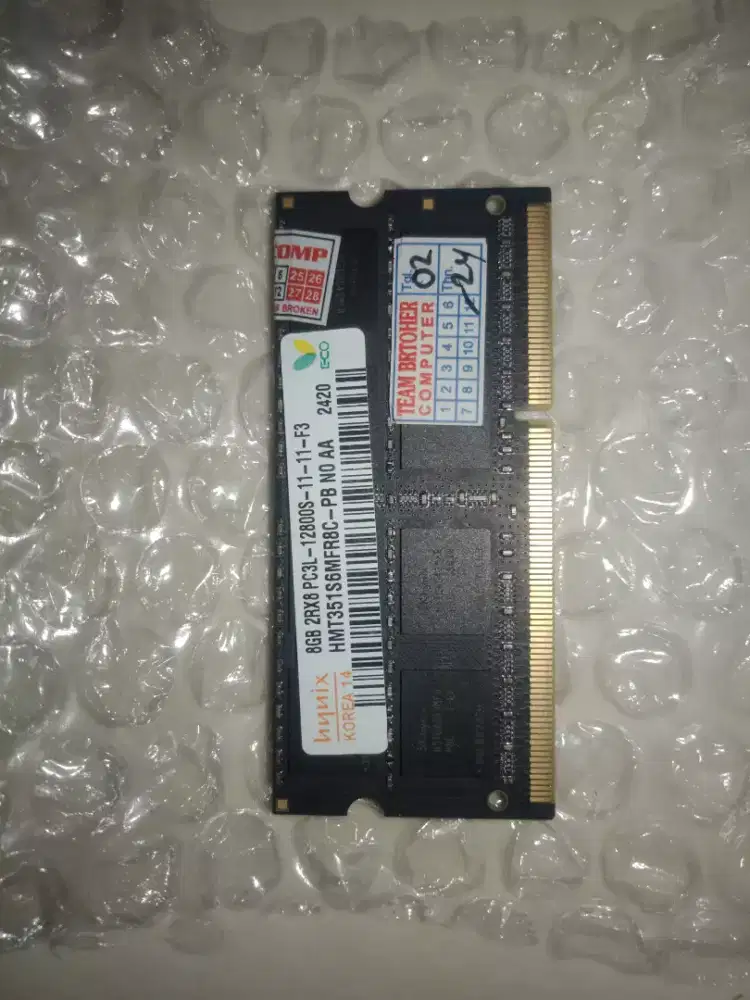 Ram Hynix pc3L 8GB 12800s