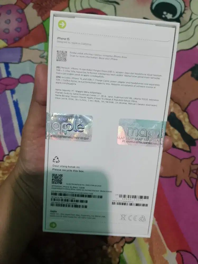 Iphone15 128gb black