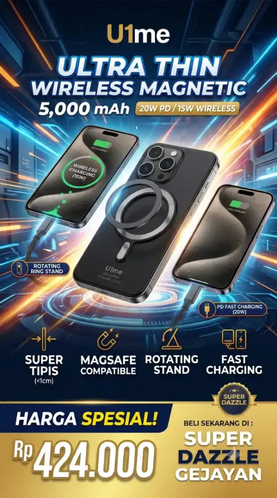 POWERBANK U1ME ULTRA RING MS025