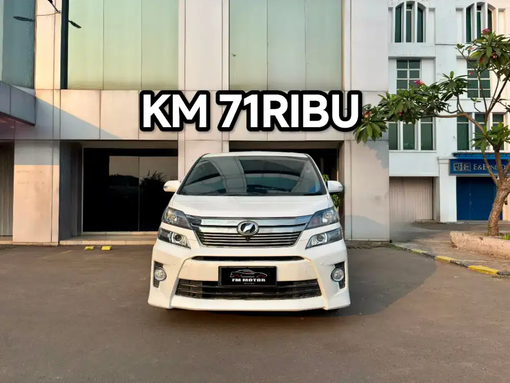 Toyota Vellfire ZG Premium Sound 2014 AT 2.4, Km 71Ribu (Alphard)