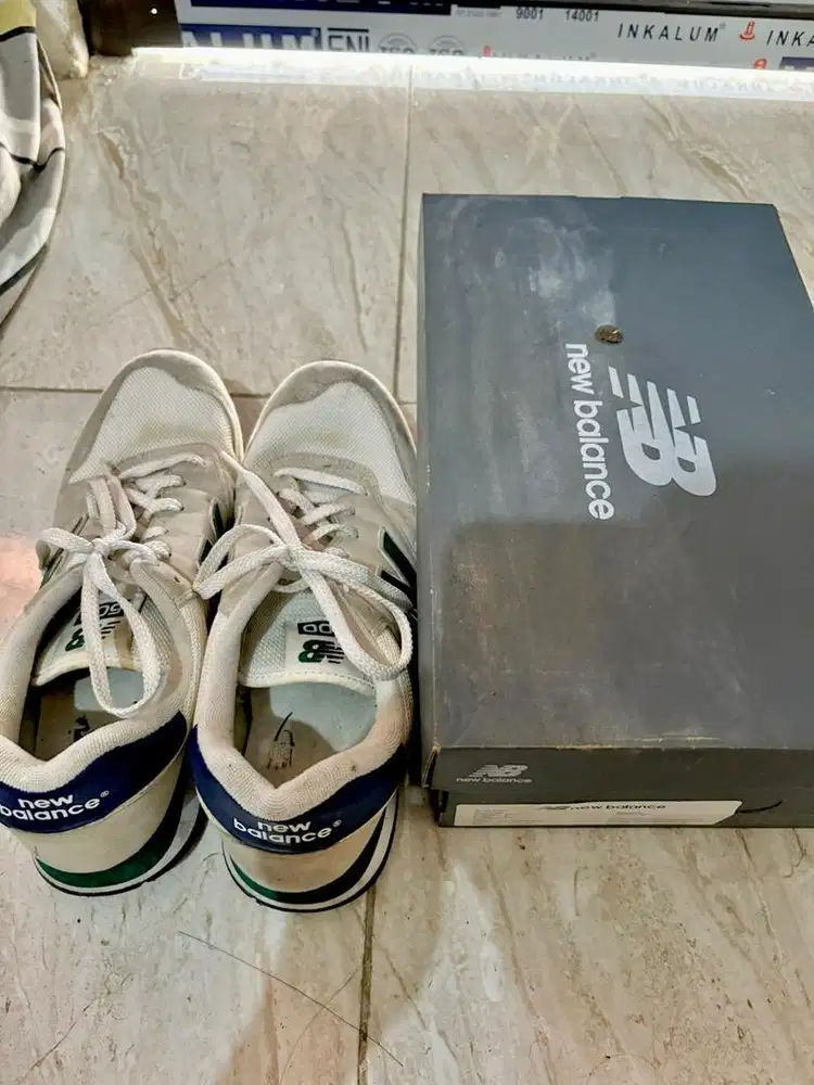 sepatu new balance AM 500 White Green