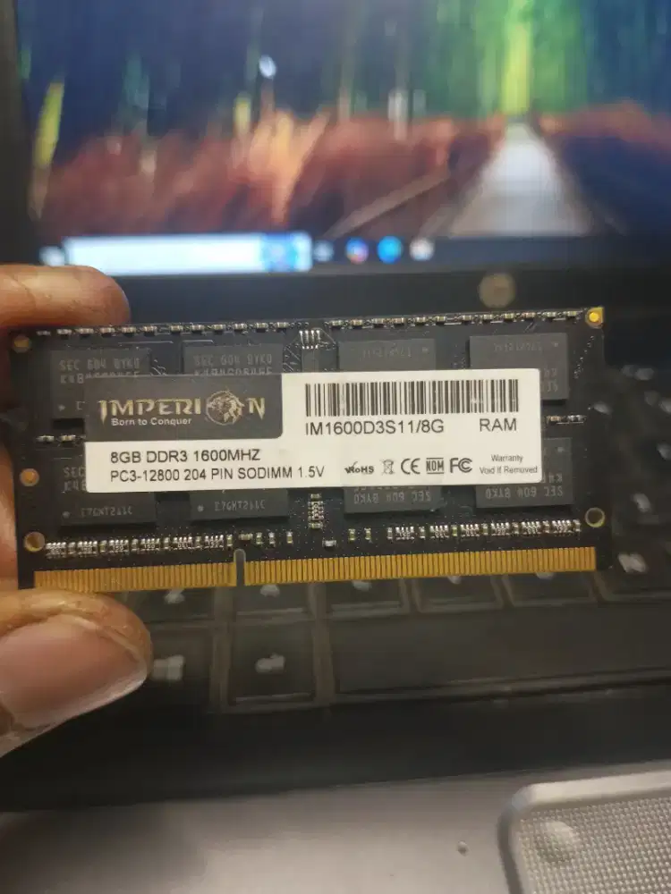 Ram Laptop ddr3 8Gb 1600MHZ