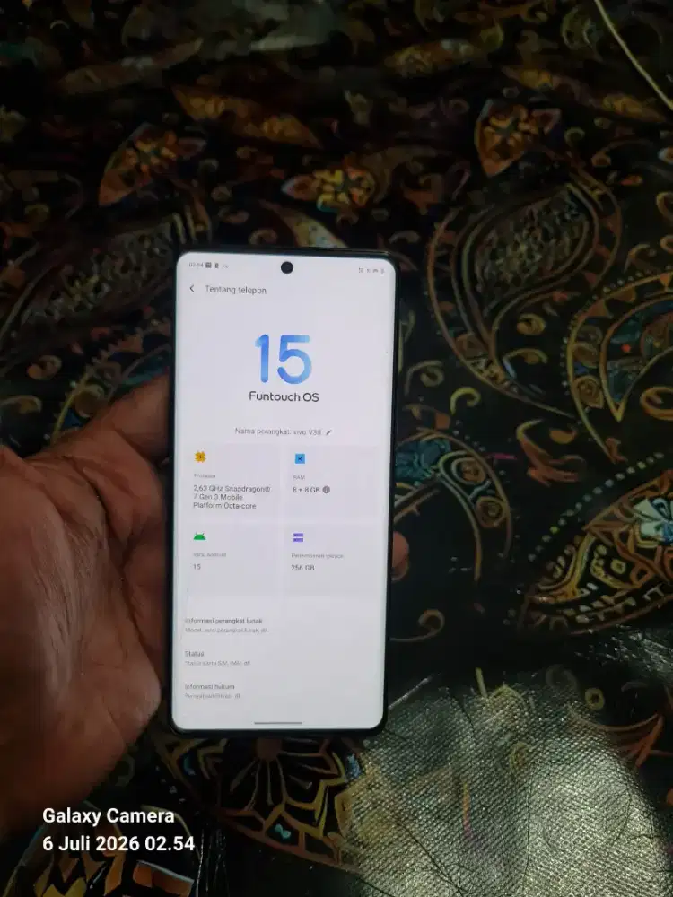 VIVO V30 5G BATANGAN MULUS