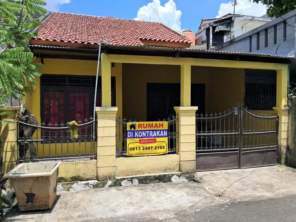 Rumah di kontrakan lokasi di dalam Komplek Meruya II