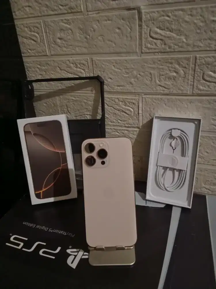 IPHONE 16 PRO MAX 512GB DESERT TITANIUM IBOX LKP BKN BAWAAN NO MINUS