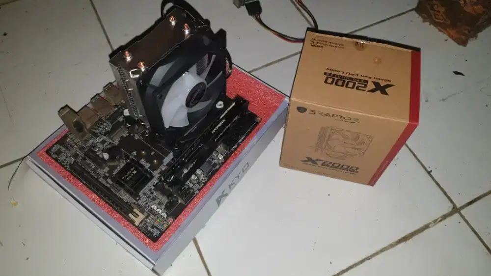 Mobo Kyo H81M + Core i7 4790 + Ram DDR3 16Gb + Heatsink Raptor X2000