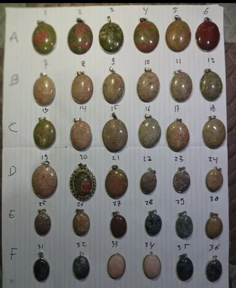 Liontin Batu Akik Natural