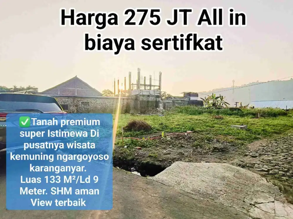 Tanah Premium Kemuning ngargoyoso karanganyar